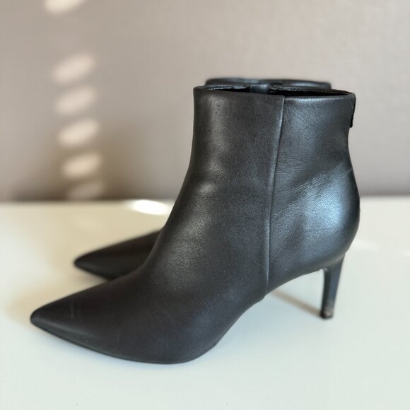 Calvin Klein Women's Senly Stiletto Heel Dress Black Booties - Picture 4 of 15